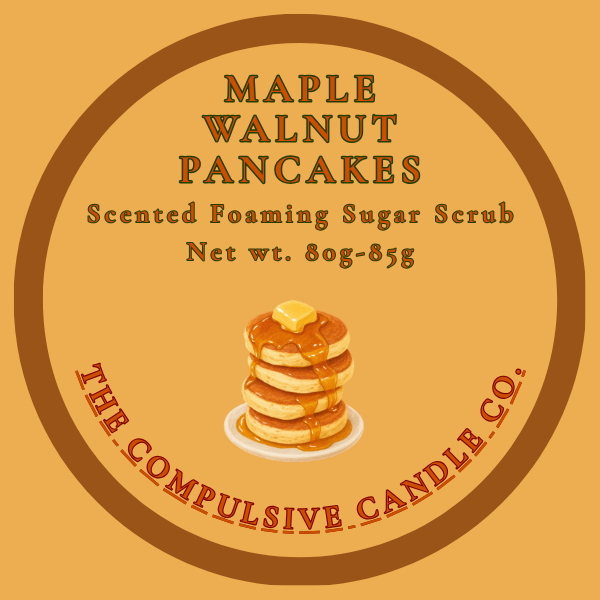 Maple Walnut Pancakes - Foaming Sugar Scrub