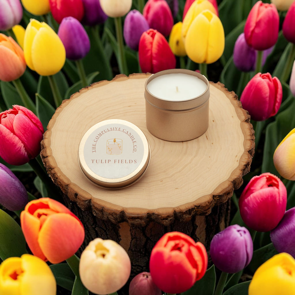 Tulip Fields - Limited Edition Mini Candle